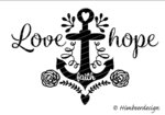 Anker Love faith hope - Plotterdatei